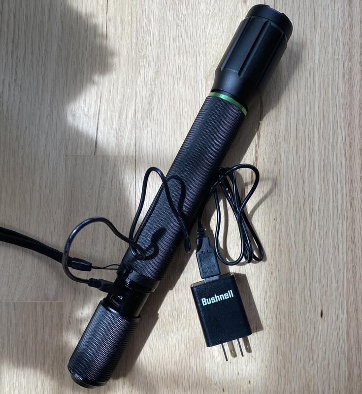 bushnell rechargeable focusing flashlight details PRO 1000L : Sports & Outdoors For a quick burst of light Bushnell TRKR 600L MC Flashlight