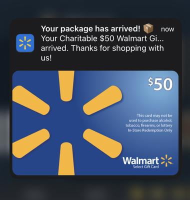 can you use walmart gift cards to buy cigarettes Charitable $25 Walmart Gift Card (Alcohol/Tobacco/Lottery/Firearms  Prohibited)