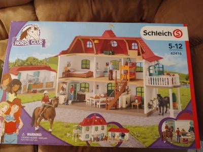 schleich horse club 42416 large horse stable with house and stable