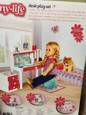 My Life As Desk Play Set For 18 Dolls 24 Pieces Walmart Com