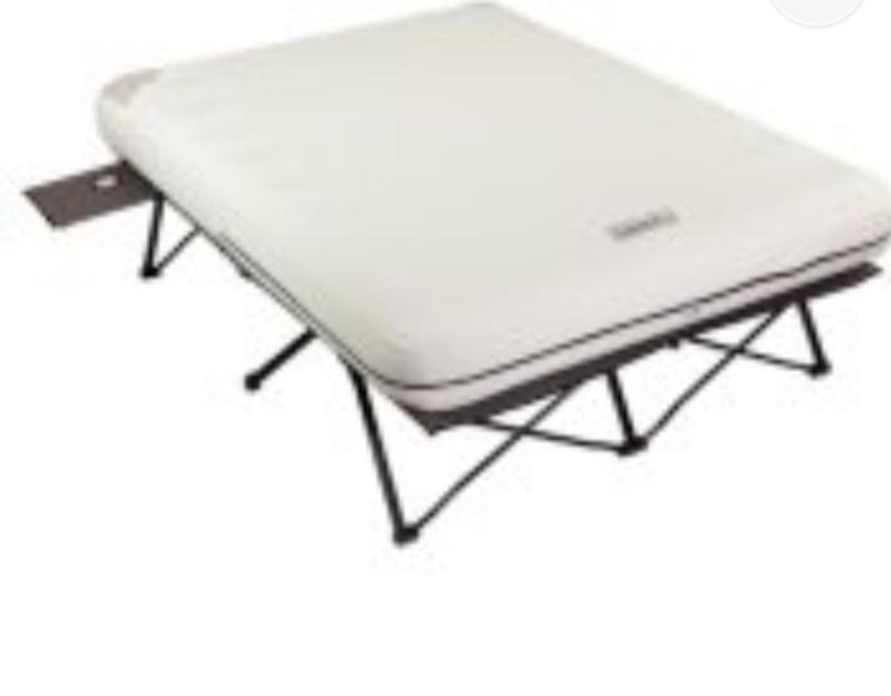 Coleman Cot and Thick Queen Air Mattress Combo Side Tables, Pump Included -  Walmart.com