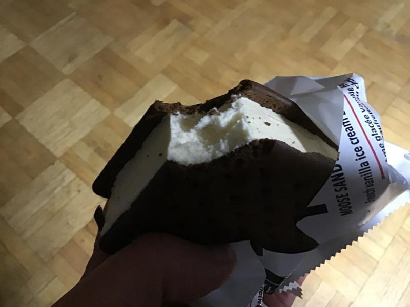 Chapman's Yukon Moose French Vanilla Ice Cream Sandwich packaged
