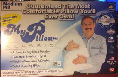 KING My Pillow Medium Fill Classic mypillow White  USPS PRIORITY SHIPPED 