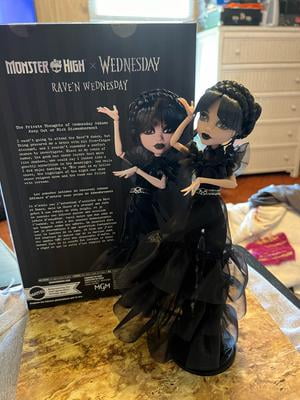 Monster High Wednesday Collectible Doll, Rave'N Wednesday in