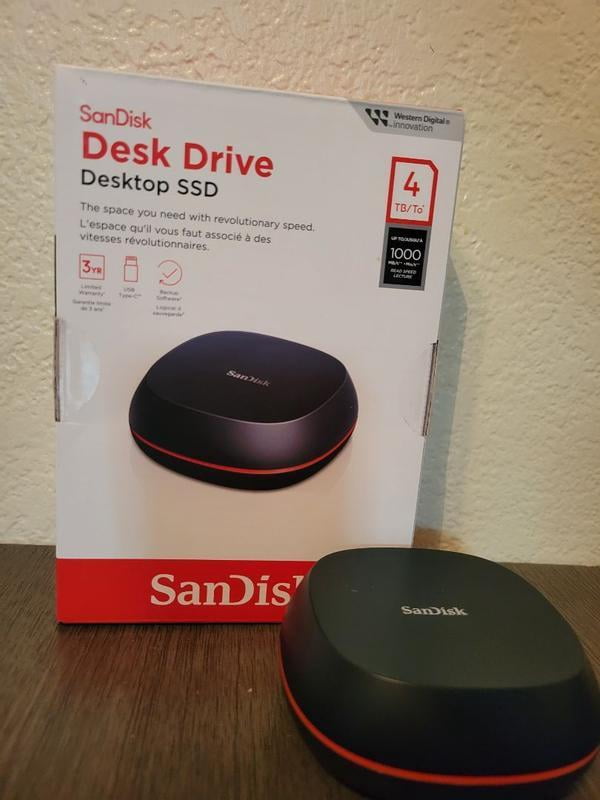 SanDisk 8TB SSD Desk Drive - Memory Hard Drive, Computer Terabyte