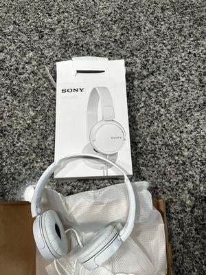 4 pack) Sony MDR-ZX110 Wired On-Ear Headphones, Black - Walmart.com