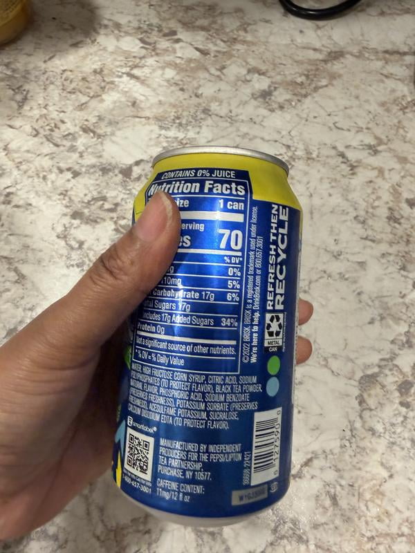 Customer reviews for Lipton Brisk Lemon Iced Tea 12 fl. oz., 36 pk.