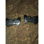 INFISU 2 Pack Controllers for PS3 ,Wireless Playstation 3 Gaming Controller with Double Shock & Motion Sensor, PS3 Controller Bluetooth Rechargeable Gamepad Remote,Black