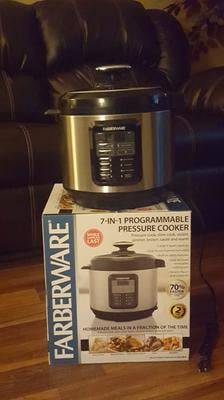 FARBERWARE 6 QT PROGRAMMABLE DIGITAL PRESSURE COOKER - appliances - by  owner - sale - craigslist