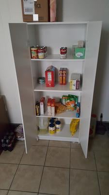 Closetmaid White Pantry Cabinet White Walmart Com