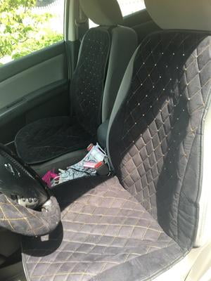 Pilot Gold Seat Cover Combo Embellished With Swarovski Crystals Fit Most Cars Suvs Trucks Vans Com - Disney Stitch Car Seat Cover