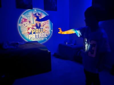 Projectables Trolls World Tour LED Night Light, Dusk to Dawn