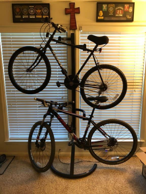apex free standing bike rack