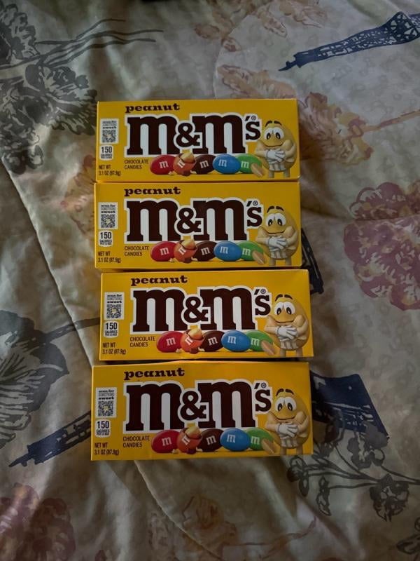 M&M's Peanut Chocolate Football Candy, Share Size - 3.27 oz Pack