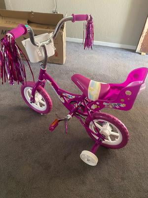 WonderPlay 12 in. Kid's BMX Bike for Girls with Front Basket, EVA