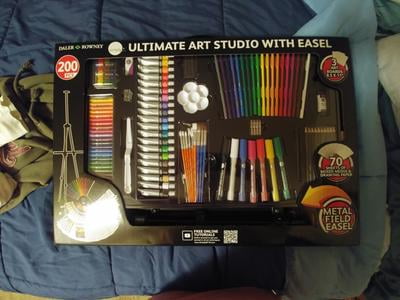 Art Easel Studio Set - DALER ROWNEY - Technical Mix - 115 Piece - With  Stand 