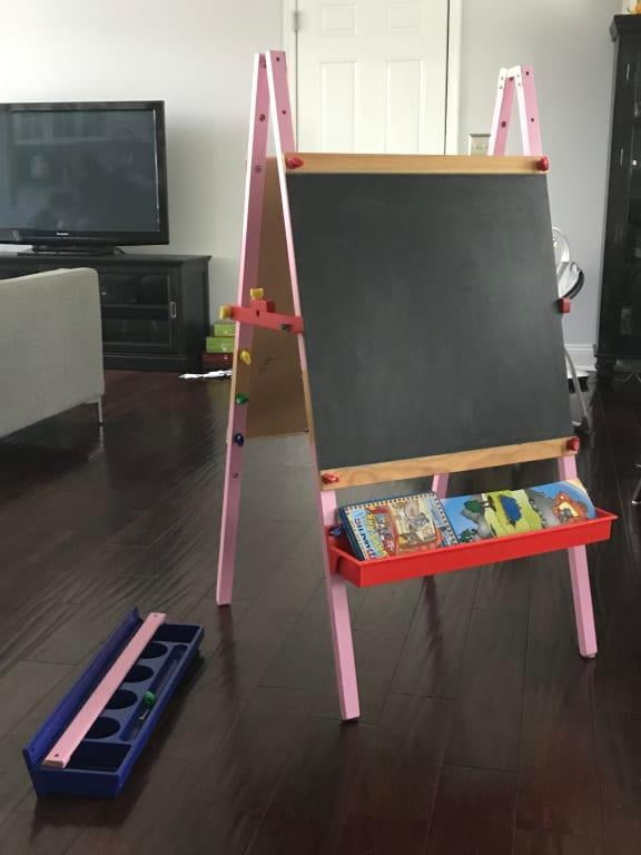 melissa and doug tabletop easel walmart