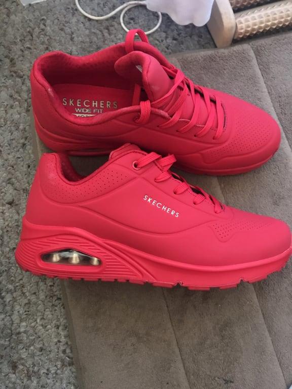 skechers uno stand on air red