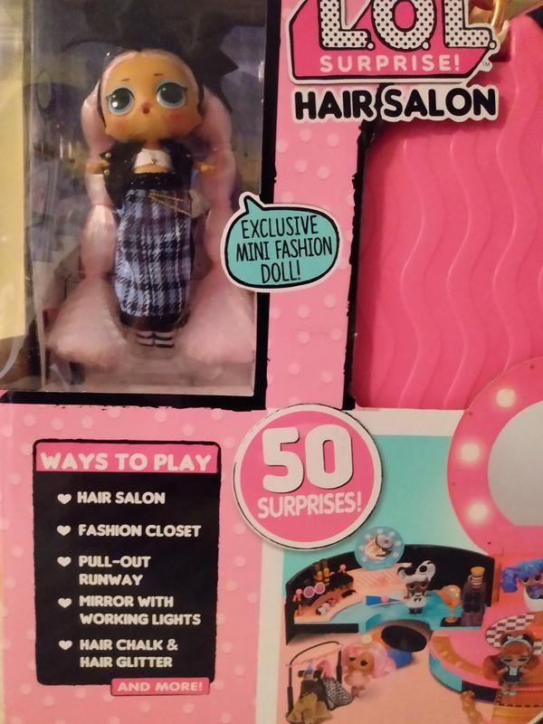LOL Surprise •HAIR SALON PLAYSET• With 50 Surprises /& Exclusive J.K.Doll