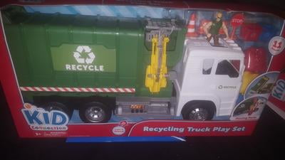 recycling truck playset