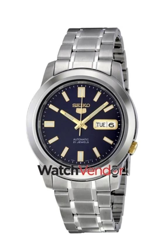 Seiko 5 Automatic Stainless Steel Blue Dial Men's Watch SNKK11