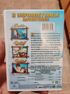 SDS, DVD Set, Balto 2 3 Movie Family Pack, 3-Movie Adventure