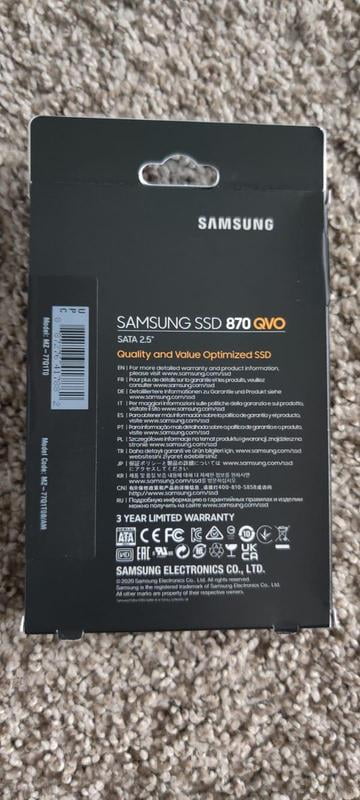 SAMSUNG 1TB 870 QVO Series 2.5