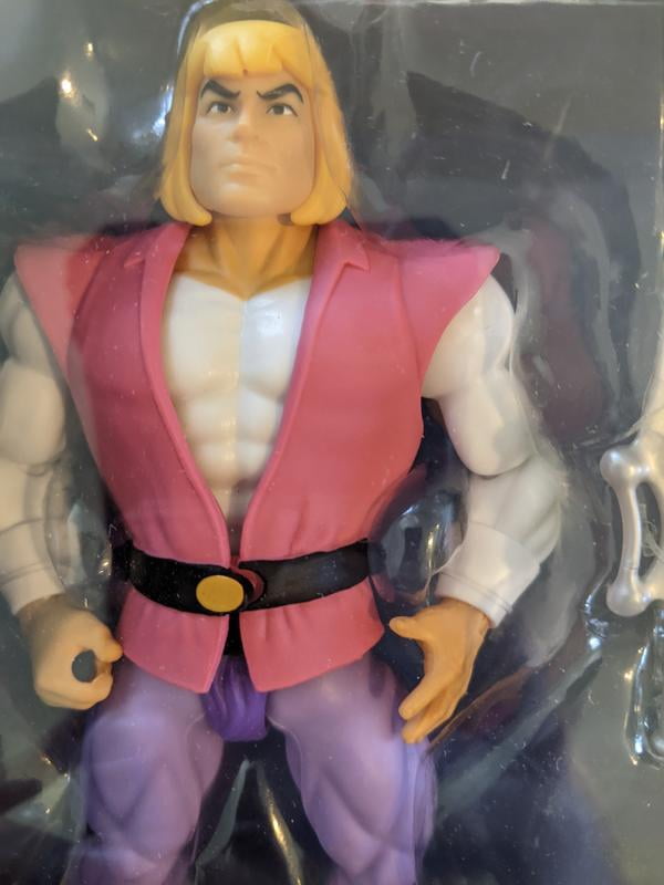Masters of the Universe Origins Set of 2 Action Figures, Cartoon Collection, Prince Adam and Cringer, 14 cm, MOTU Toy, More Than 16 Movable Joints, HTH30
