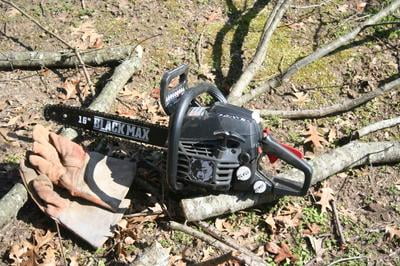 Black Max 16 inch Gas Chainsaw 38cc 2 Cycle Engine Walmart