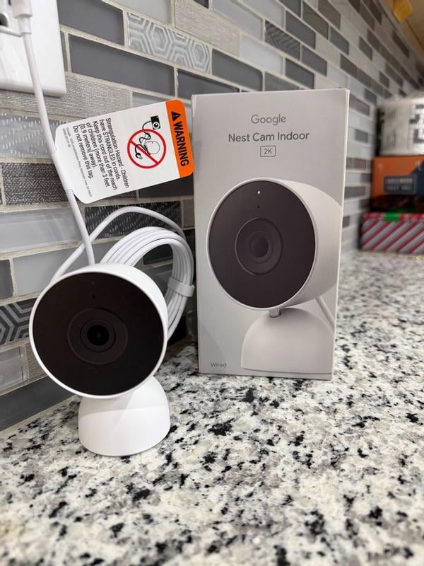 Google Nest 3rd Generation Wired Indoor Security Camera with 2K