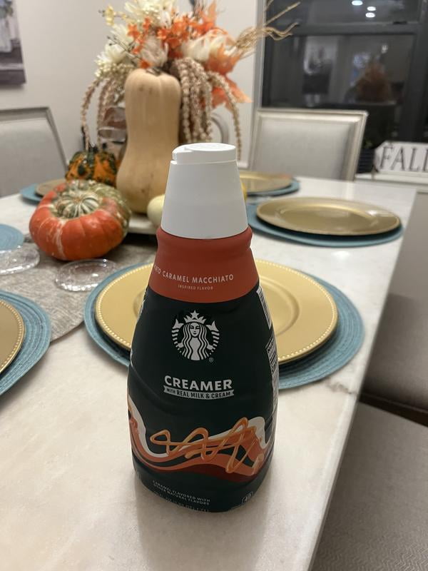 Starbucks Dairy Refrigerated Coffee Creamer, Caramel Macchiato, 58