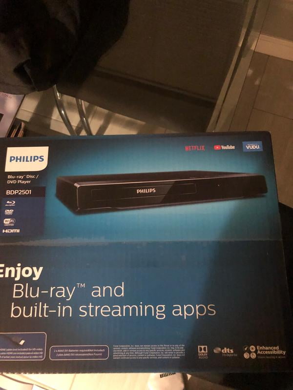 Philips Wifi Streaming Blu Ray And Dvd Player p2501 F7 Walmart Com Walmart Com