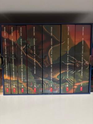 Harry Potter Paperback Box Set 1-7 Deluxe Edition with Stenciled