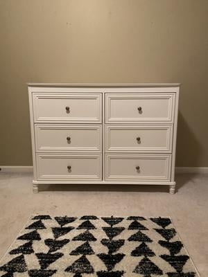 little seeds piper 6 drawer dresser cream Tyler Arched Full Size Black Metal Headboard