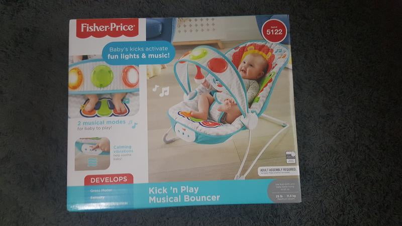 fisher price kick and play musical bouncer