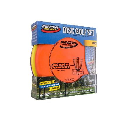 Innova Disc Golf DX Plastic 3-Disc Set, Leopard Driver, Shark Mid