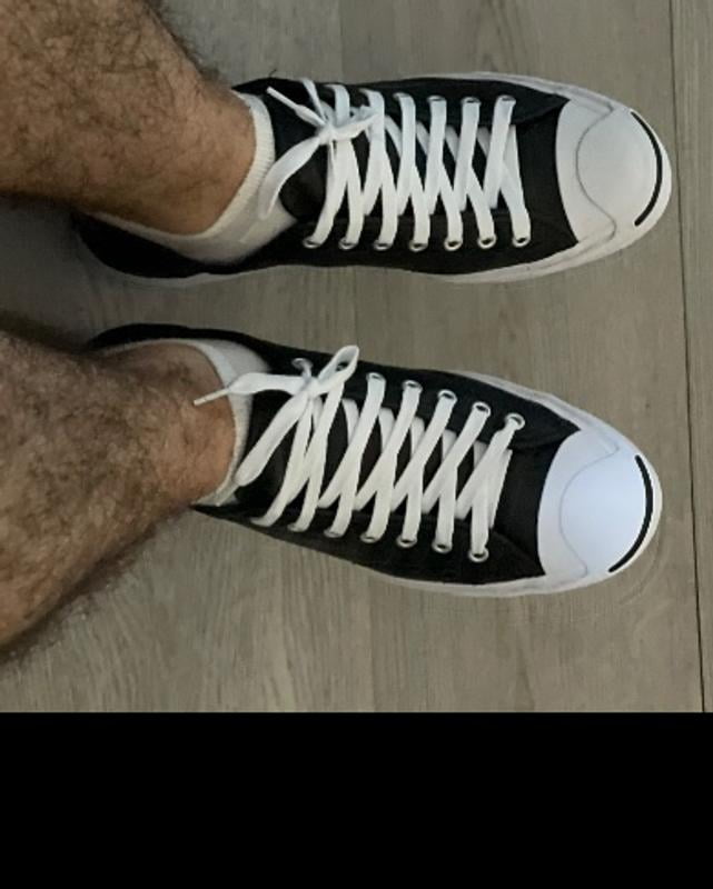Converse Jack Purcell 1st in Class, Ox White, Black, Durable
