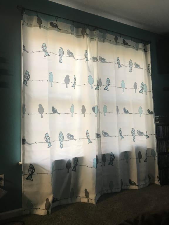Rowley Birds Room Darkening Window Curtain Panels Walmart Com