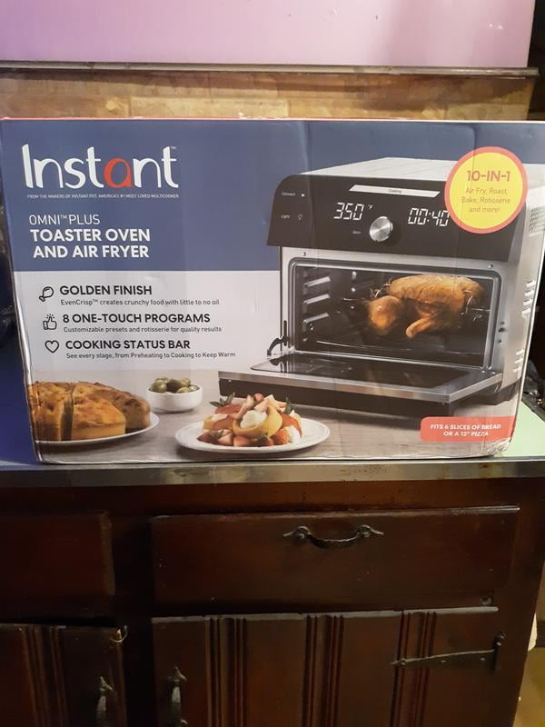 Instant Omni Plus 18L Air Fryer Toaster Oven Combo with 10-in-1 Functions,  from the Makers of Instant Pot 