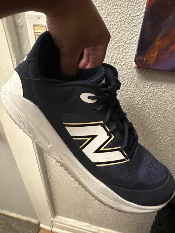 New Balance Men's 3000V7 Synthetic Turf Baseball Shoes White/Black