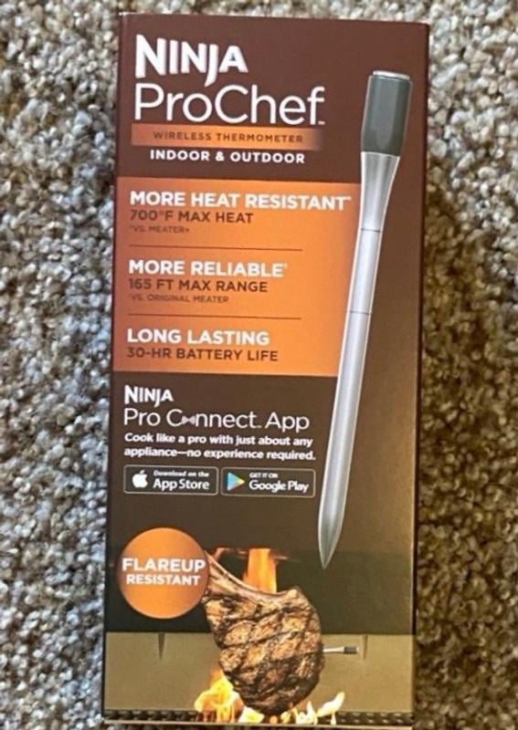 Ninja, Meat Thermometer, Wireless, Waterproof, Bluetooth - Walmart.com