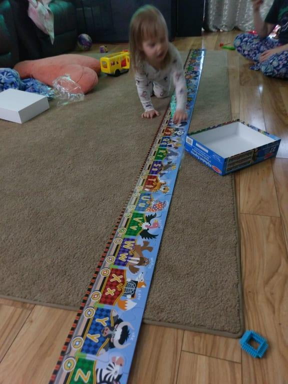 melissa and doug alphabet express floor puzzle