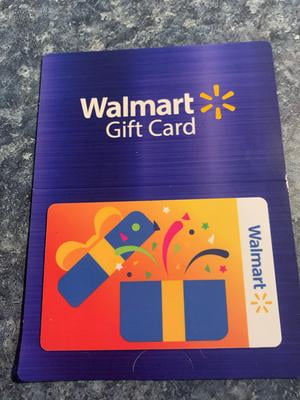 Blue Gift Walmart Gift Card
