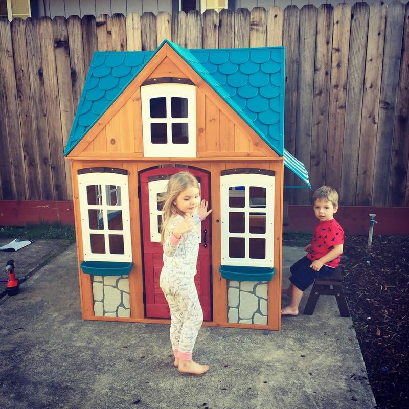 kidkraft coastal cottage playhouse