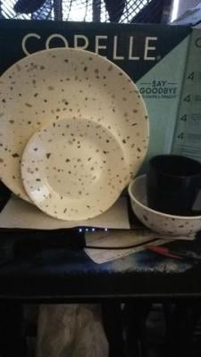Corelle signature terrazzo online 16pc dinnerware set