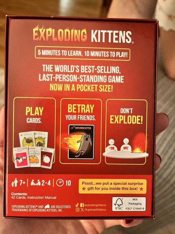 Exploding Kittens® & Happy Salmon® Grab & Game Edition Card Games