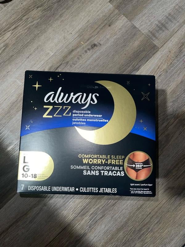 Alwaysせんよう Always ZZZ Feminine Sanitary Night Pads, Thin Size 6, Unscented
