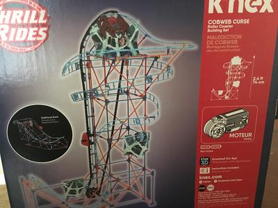 knex thrill rides cobweb curse