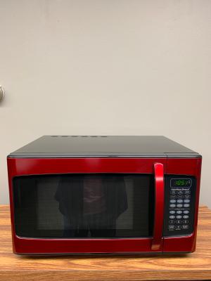Hamilton Beach 1 1 Cu Ft Red Microwave Walmart Com Walmart Com