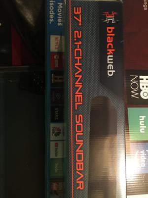 blackweb 2.1 channel soundbar review